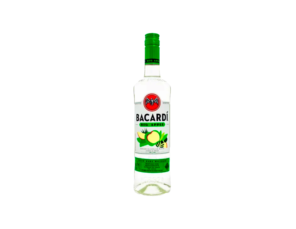 RUM BACARDÍ BIG APPLE 700 ML (CX 12 UN)